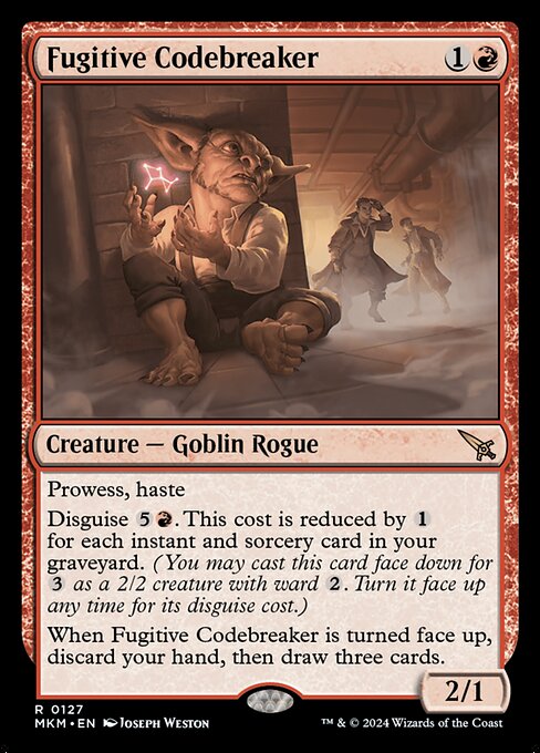 MTG Fugitive Codebreaker MKM 127 Regular Nonfoil