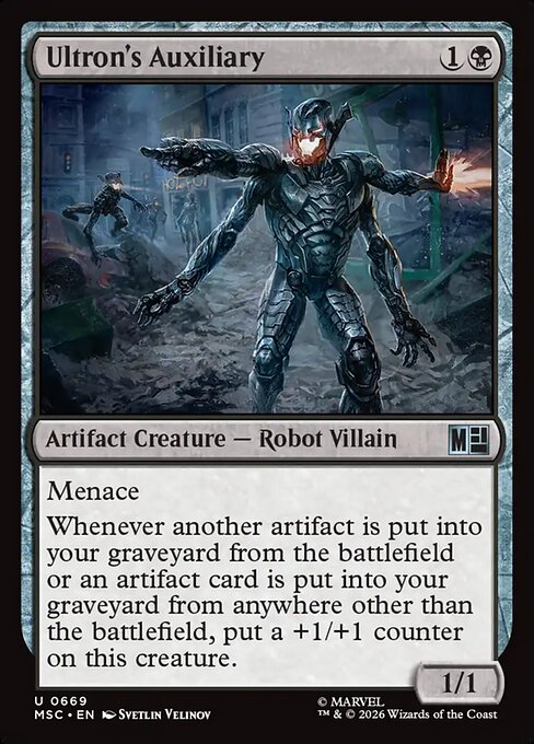 MTG Ultron's Auxiliary MSC 669 Regular Foil
