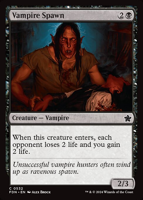 MTG Vampire Spawn FDN 532 Beginner Box Nonfoil