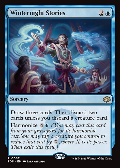 MTG Winternight Stories PTDM 067p Promo Pack Foil