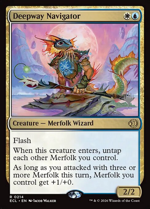 MTG Deepway Navigator PECL 214p Promo Pack Foil