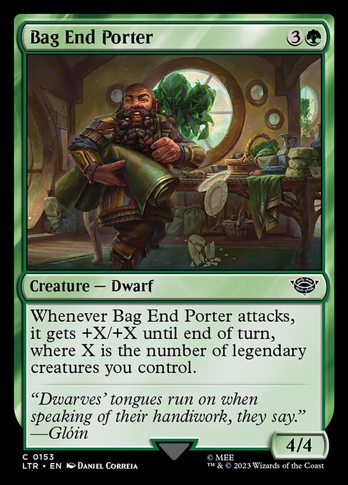 MTG Bag End Porter LTR 153 Regular Nonfoil
