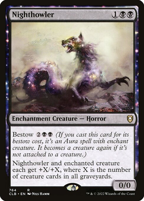 MTG Nighthowler CLB 764 Commander Deck Nonfoil