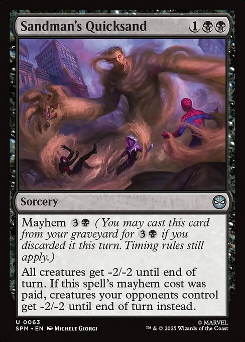 MTG Sandman's Quicksand SPM 063 Regular Foil