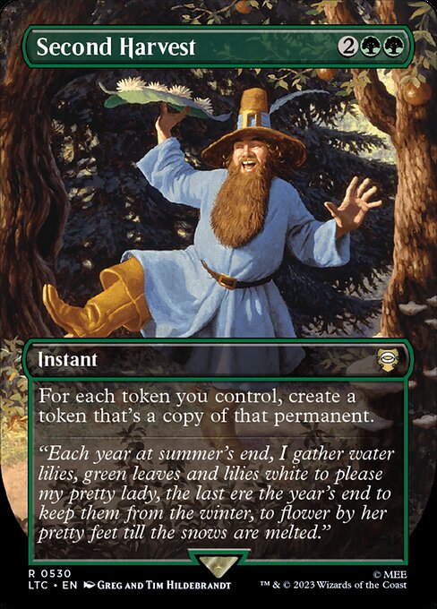 MTG Second Harvest LTC 530 Showcase Ring Foil