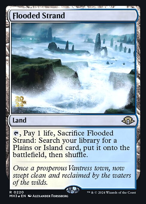 MTG Flooded Strand PMH3 220s Prerelease Foil