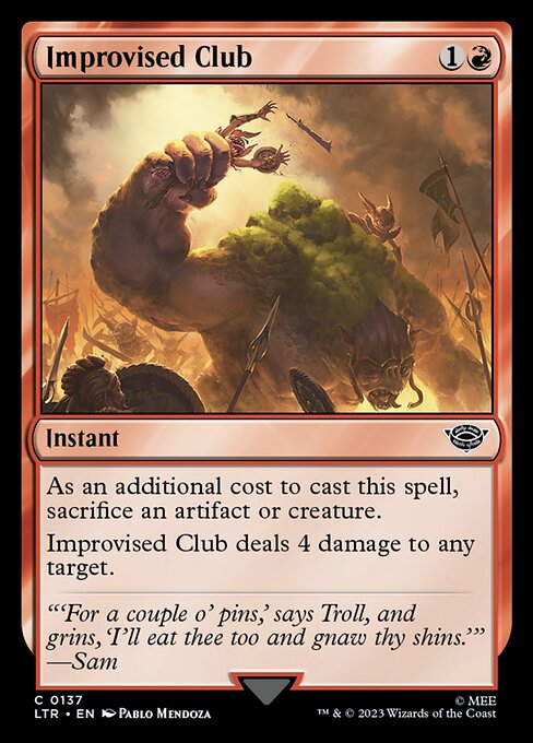 MTG Improvised Club LTR 137 Regular Nonfoil