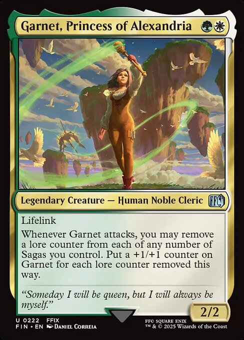 MTG Garnet, Princess of Alexandria FIN 222 Regular Foil