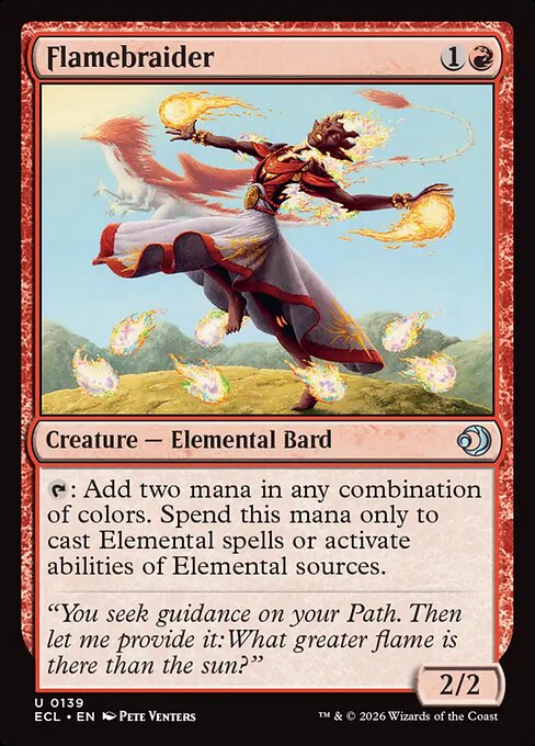 MTG Flamebraider ECL 139 Regular Nonfoil