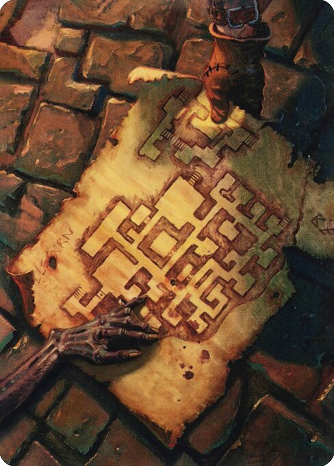 MTG Dungeon Map AAFR 057 Art Card