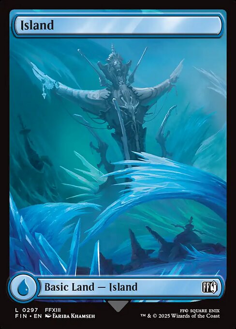 MTG Island FIN 297 Regular Nonfoil