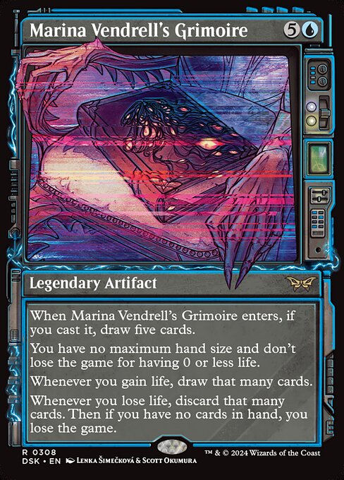 MTG Marina Vendrell's Grimoire DSK 308 Paranormal Frame Nonfoil