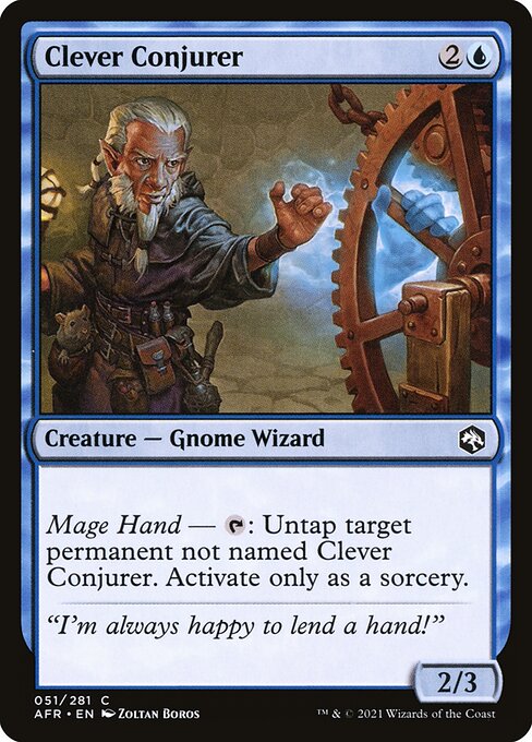 MTG Clever Conjurer AFR 051 Regular Foil