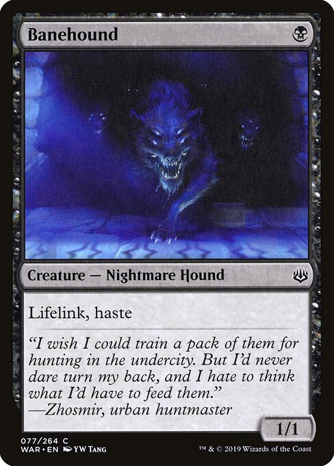 MTG Banehound WAR 077 Standard Nonfoil front