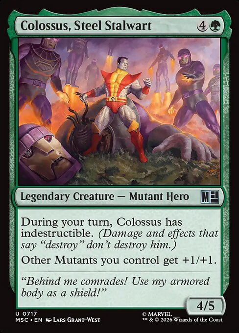 MTG Colossus, Steel Stalwart MSC 717 Regular Nonfoil