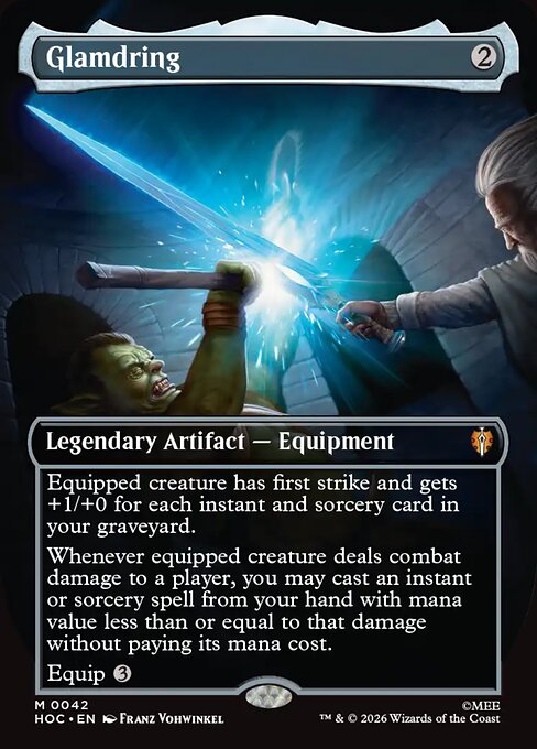 MTG Glamdring HOC 042 Regular Foil