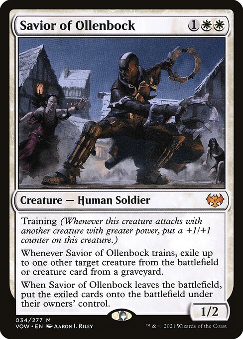 MTG Savior of Ollenbock VOW 034 Standard Foil front