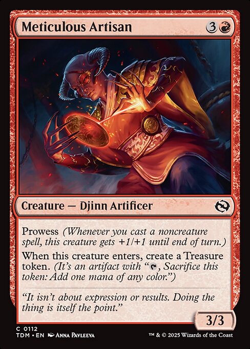 MTG Meticulous Artisan TDM 112 Regular Foil