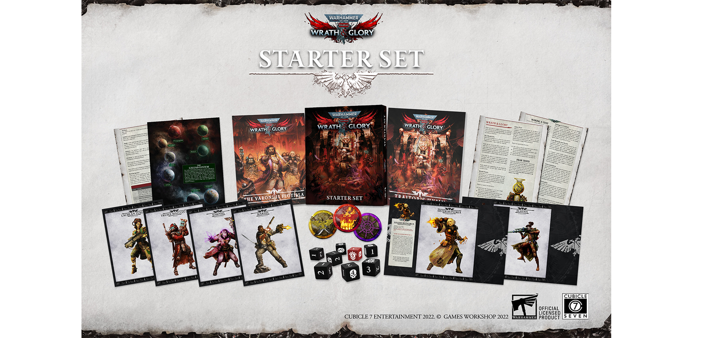 Warhammer 40k RPG Wrath & Glory Starter Set