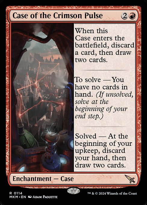MTG Case of the Crimson Pulse MKM 114 Regular Foil