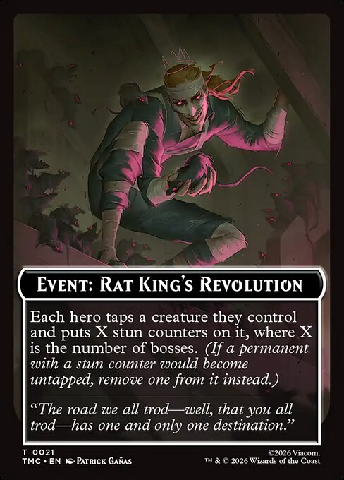 MTG Event: Rat King's Revolution Token TMC 021 Token Nonfoil