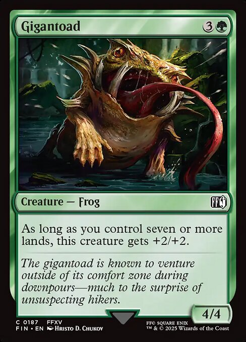 MTG Gigantoad FIN 187 Regular Nonfoil