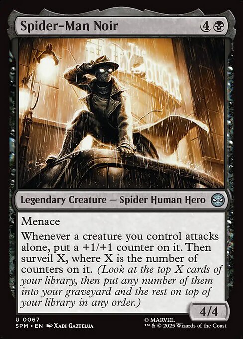 MTG Spider-Man Noir SPM 067 Regular Foil