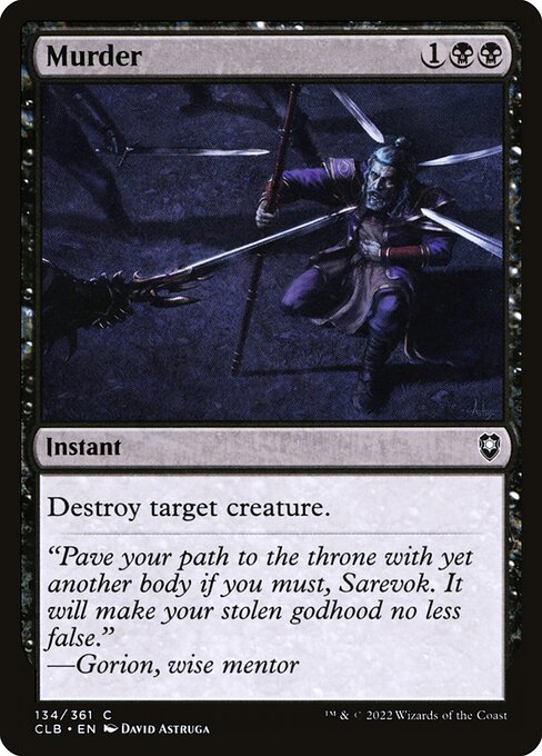 MTG Murder CLB 134 Regular Nonfoil