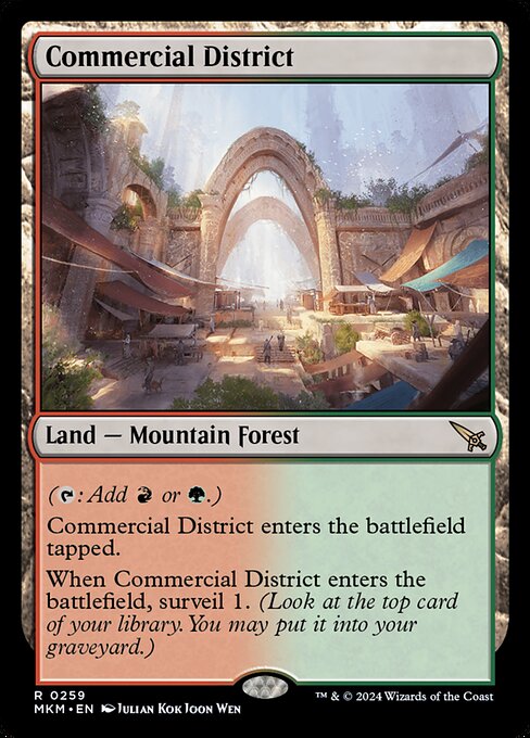 MTG Commercial District MKM 259 Regular Foil