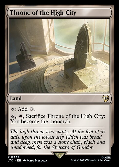 MTG Throne of the High City LTC 339 Alternate Art Nonfoil