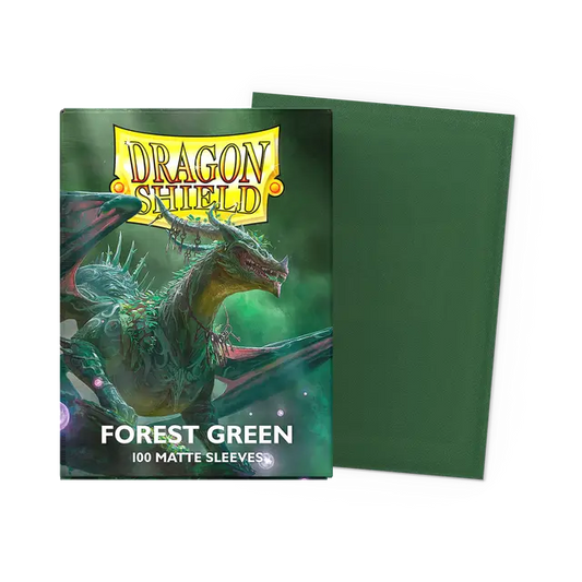 Dragon Shield: Sleeves – Matte – Forest Green 100
