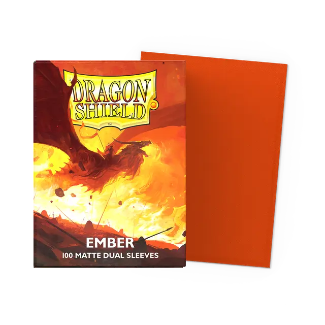 Dragon Shield: Sleeves – Matte Dual – Ember (Alaric, Revolution Kindler) 100