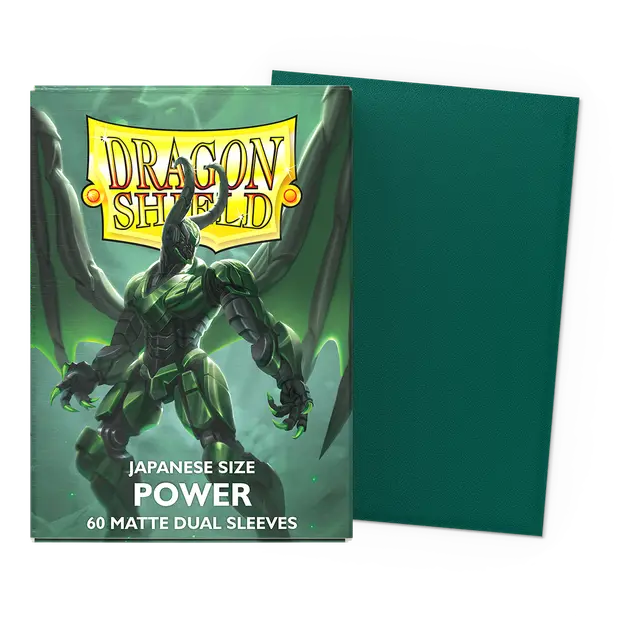 Dragon Shield: Sleeves – Japanese Size Sleeves – Matte Dual Power 60