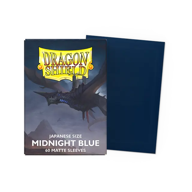 Dragon Shield: Sleeves – Japanese Size Sleeves – Matte Midnight Blue 60