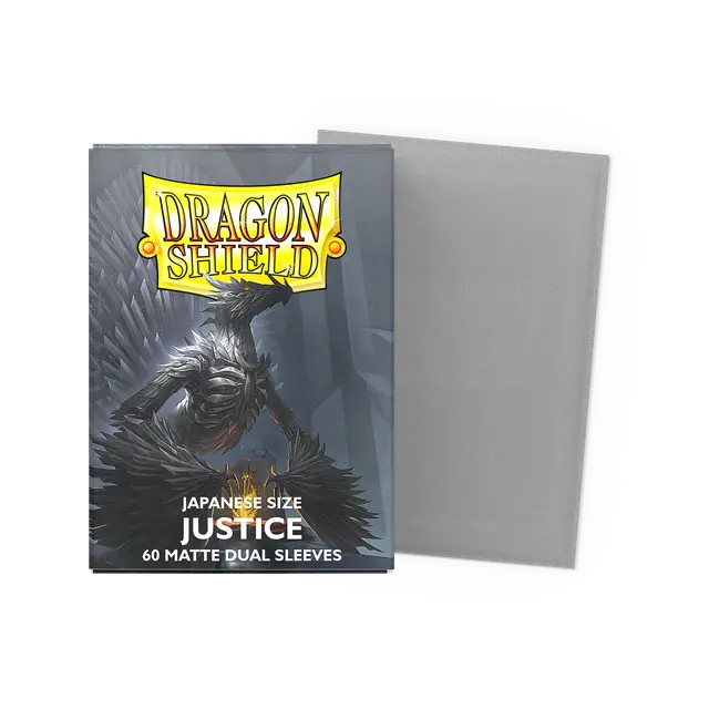 Dragon Shield: Sleeves – Japanese Size Sleeves – Matte Dual Justice 60