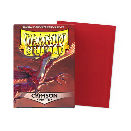 Dragon Shield: Sleeves – Matte – Crimson 100