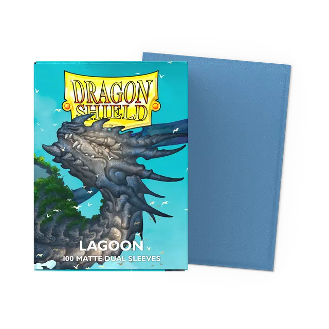 Dragon Shield: Sleeves – Matte Dual – Lagoon (Saras) 100