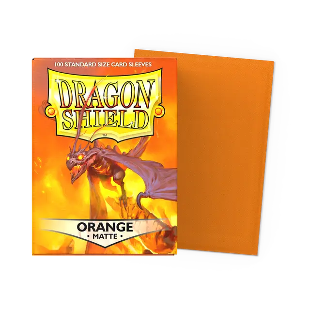 Dragon Shield: Sleeves – Matte – Orange 100