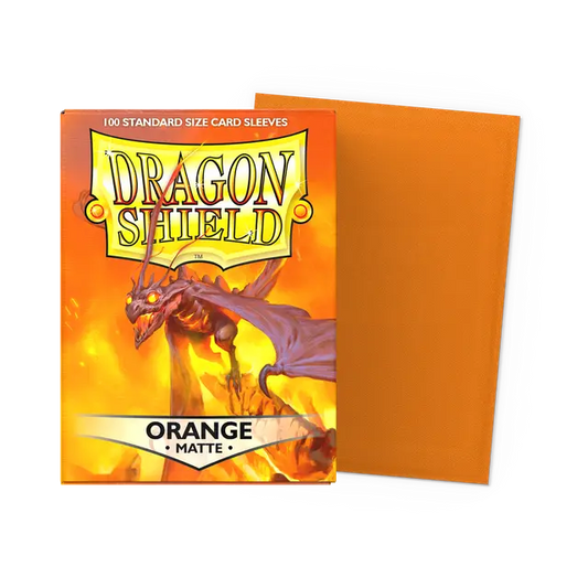 Dragon Shield: Sleeves – Matte – Orange 100