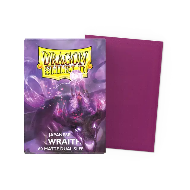 Dragon Shield: Sleeves – Japanese Size Sleeves – Matte Dual Wraith 60
