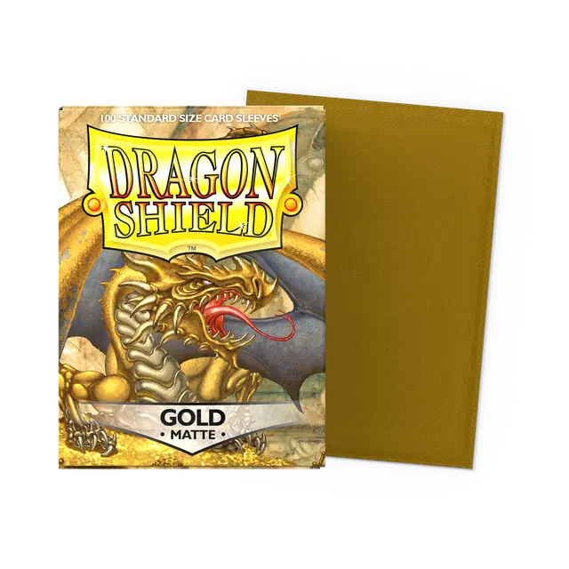 Dragon Shield: Sleeves – Matte – Gold 100