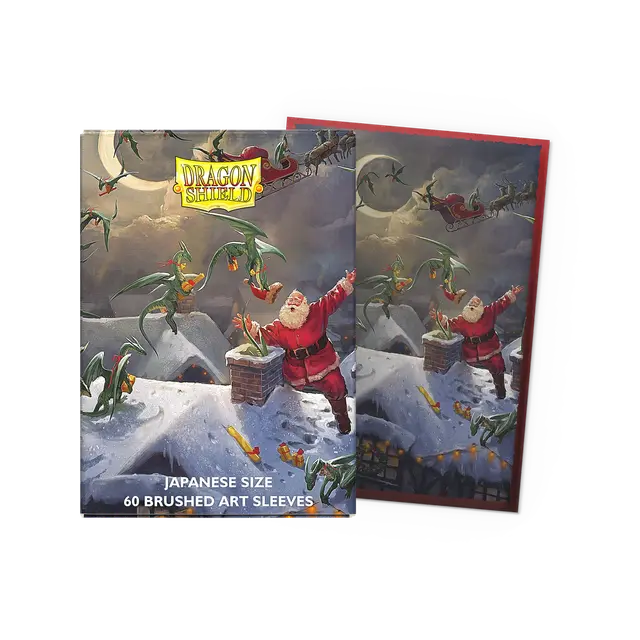 Dragon Shield: Sleeves – Japanese Size Sleeves – Brushed Art – Christmas 2023 60