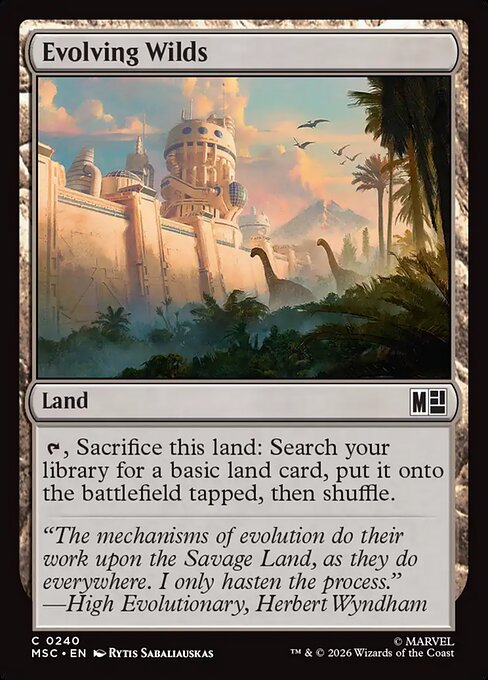 MTG Evolving Wilds MSC 240 Regular Surge Foil