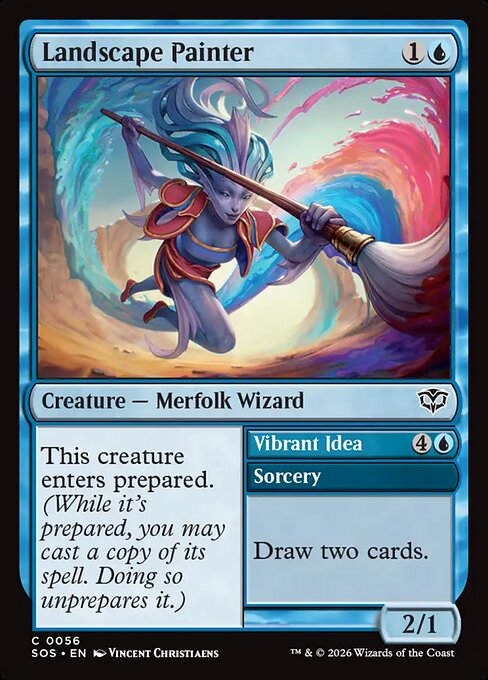 MTG Landscape Painter // Vibrant Idea SOS 056 Regular Nonfoil