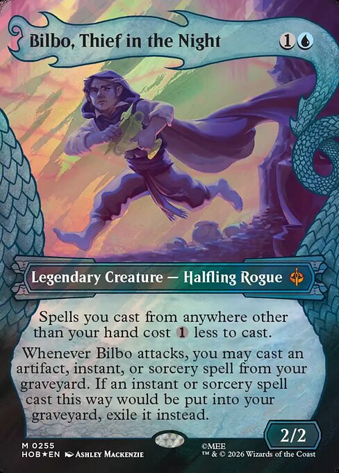 MTG Bilbo, Thief in the Night HOB 255 Alternate Art Foil