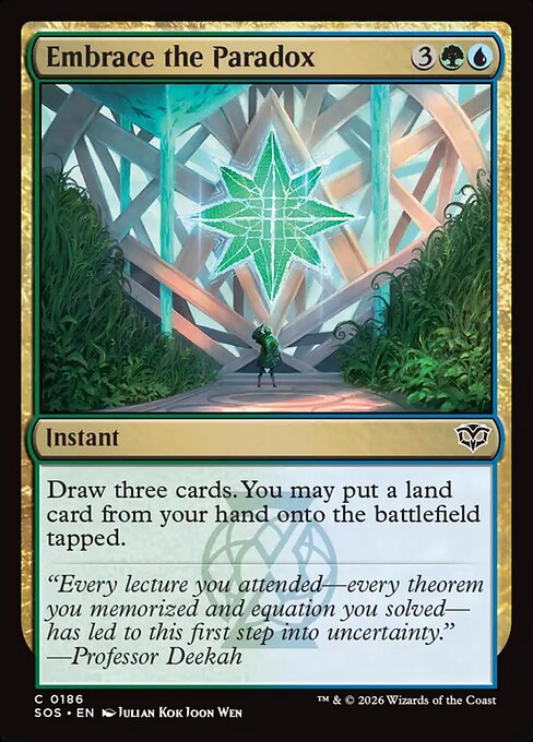 MTG Embrace the Paradox SOS 186 Regular Nonfoil