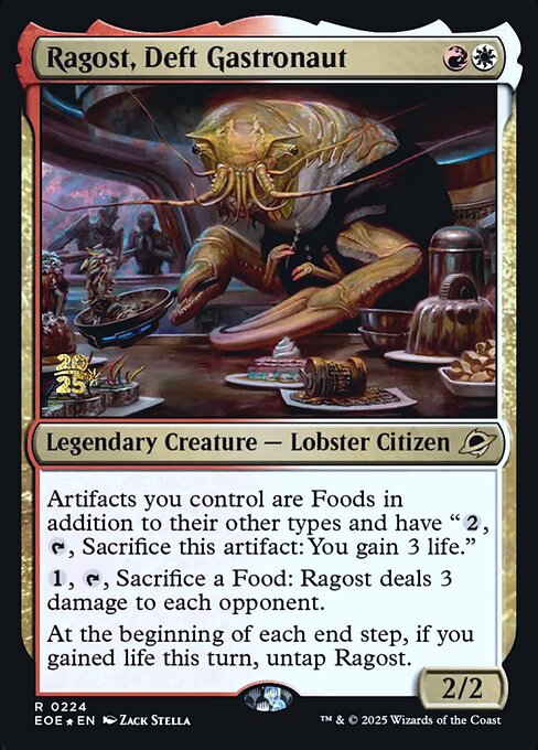 MTG Ragost, Deft Gastronaut PEOE 224s Prerelease Foil