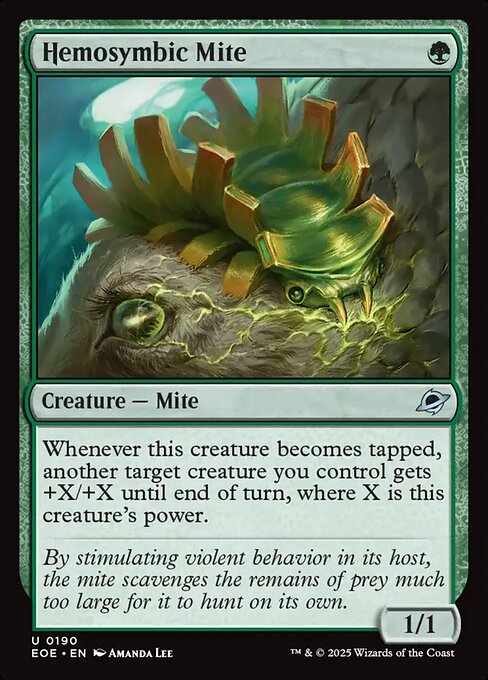 MTG Hemosymbic Mite EOE 190 Regular Foil
