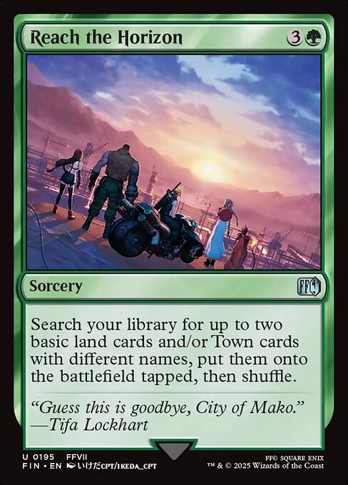 MTG Reach the Horizon FIN 195 Regular Foil