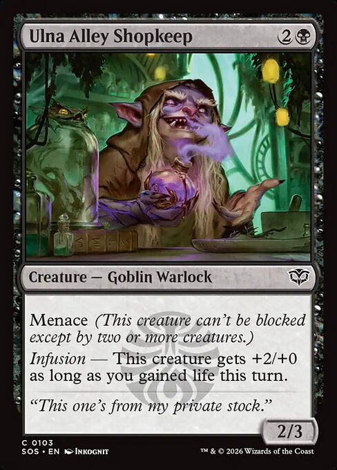 MTG Ulna Alley Shopkeep SOS 103 Regular Nonfoil